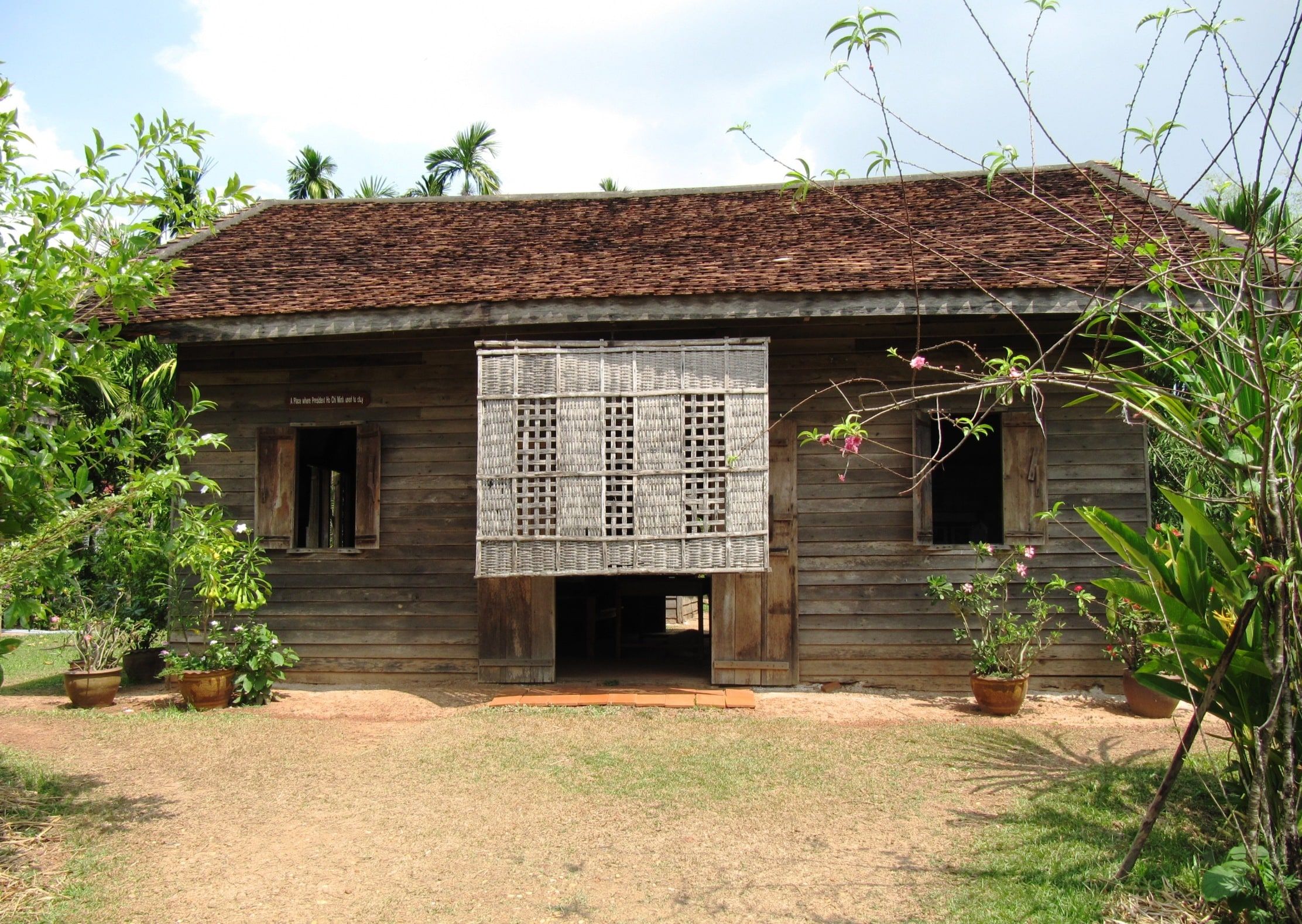 La maison en bois de Ban Na Chok où séjourna Hô Chi Minh